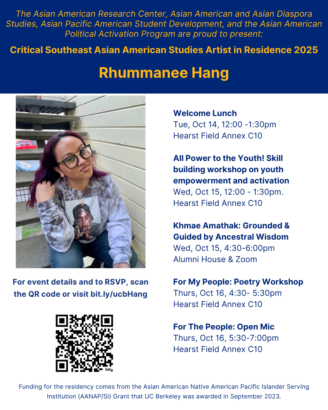 Fall 2025 Critical Southeast Asian Studies Artist in Residence!
